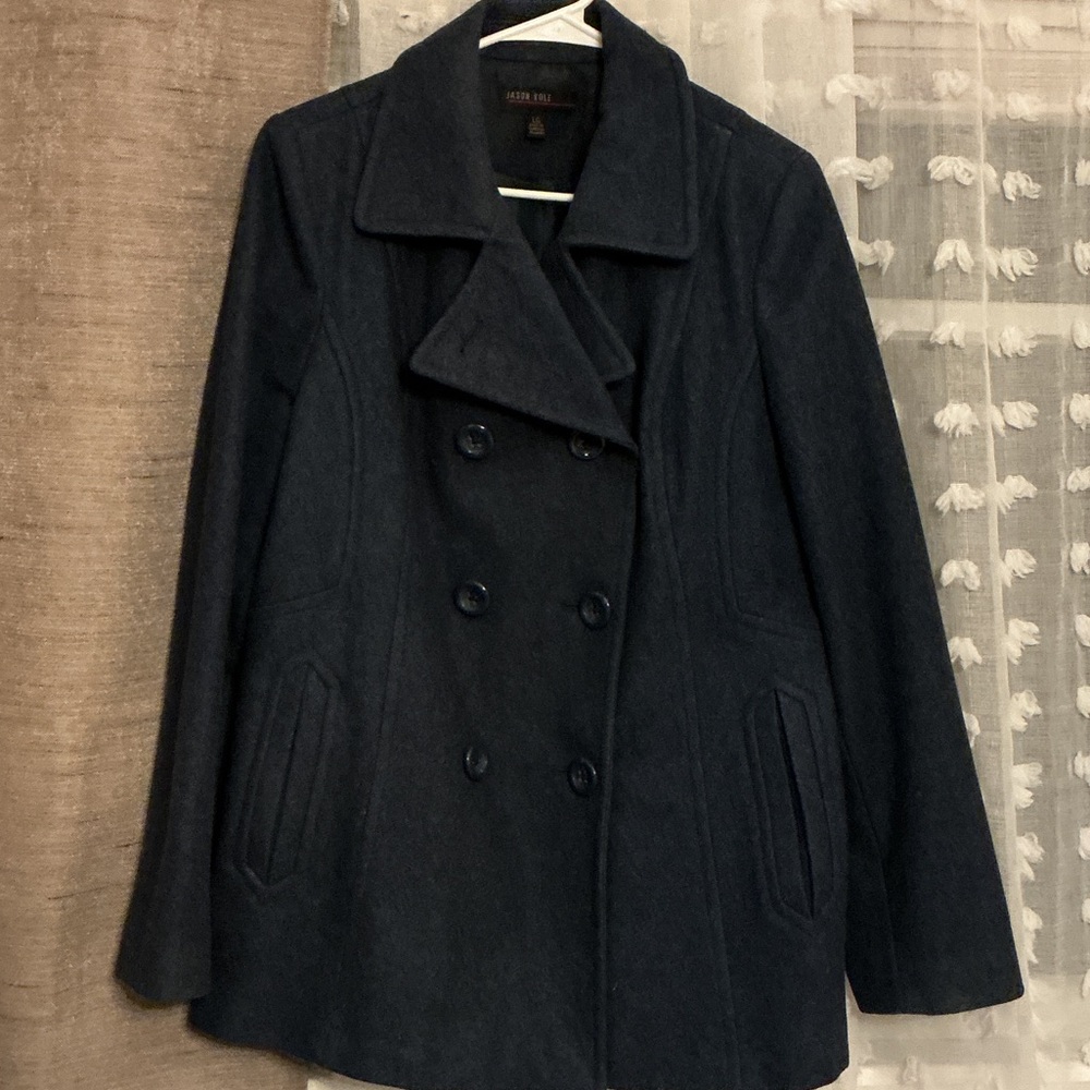 JASON KOLE Dark Blue Peacoat